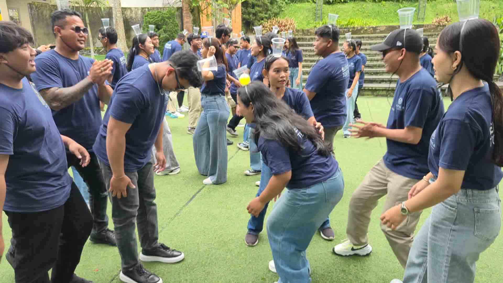 Acara team building perusahaan di Bali yang penuh semangat dan kebersamaan