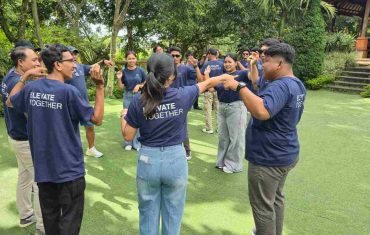 Kegiatan team building di Bali untuk membangkitkan motivasi dan semangat tim