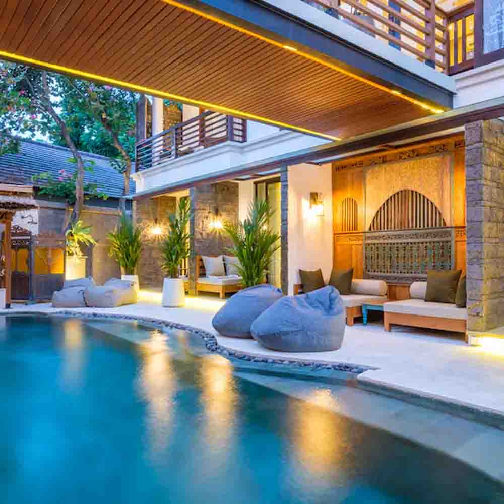 akomodasi unik di bali hotel industrial modern di Seminyak yang instagramable