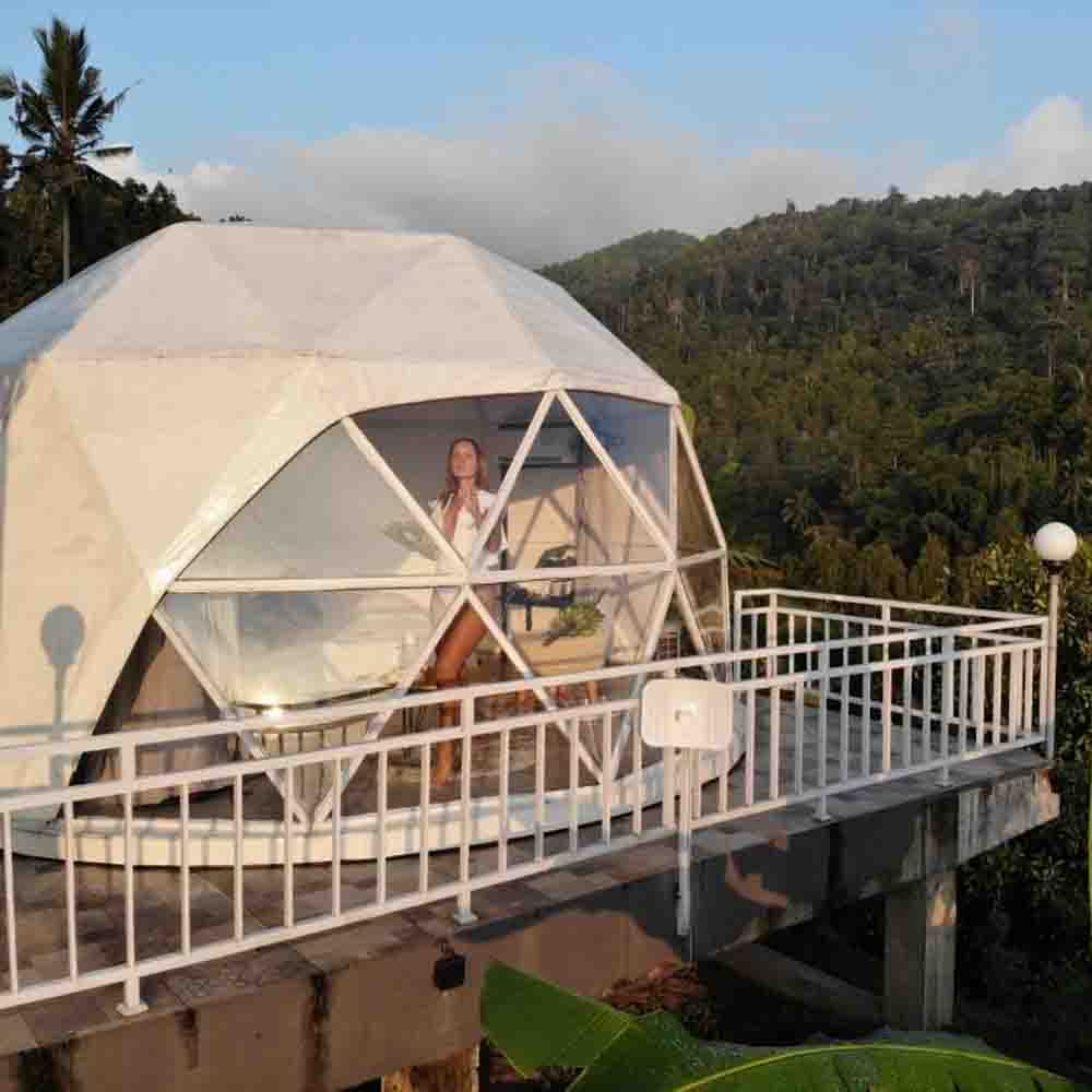 aktivitas seru di bali glamping di Kintamani dengan pemandangan gunung